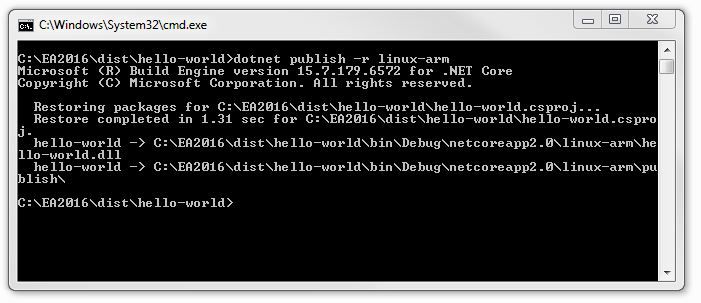 ASP .Net Core MVC on a Raspberry Pi