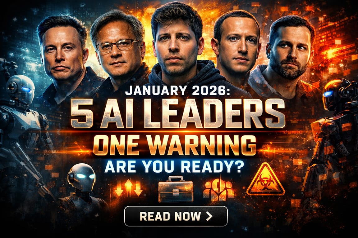 Five AI Leaders Converge on the Same Message: What January 2026 Revealed